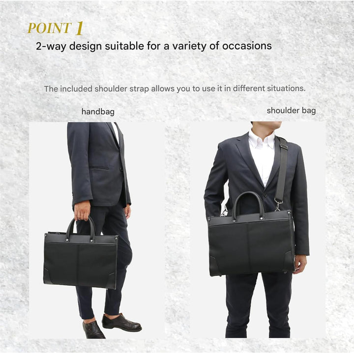 Professional 2-Way Business Briefcase with Organised Storage