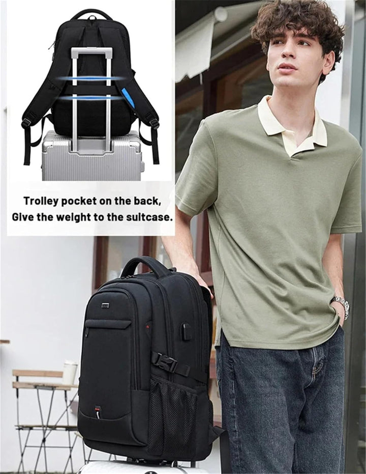 Water-Resistant Laptop & Travel Backpack with Organised Compartments
