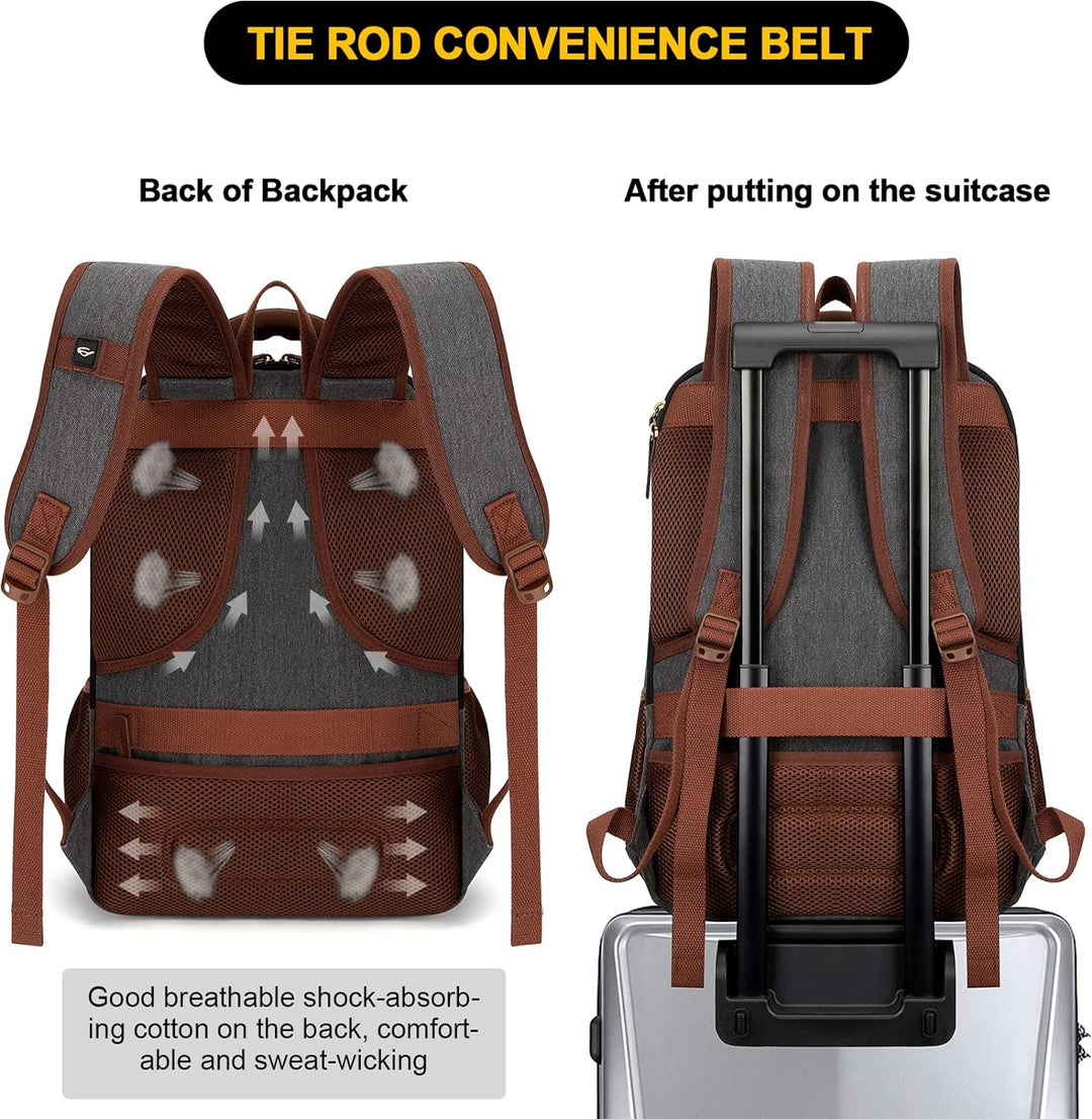 AA OUT OF STOCK Anti-Theft Canvas Laptop & Travel Backpack with USB Port – Fits up to 17.3" (43.94 cm)
