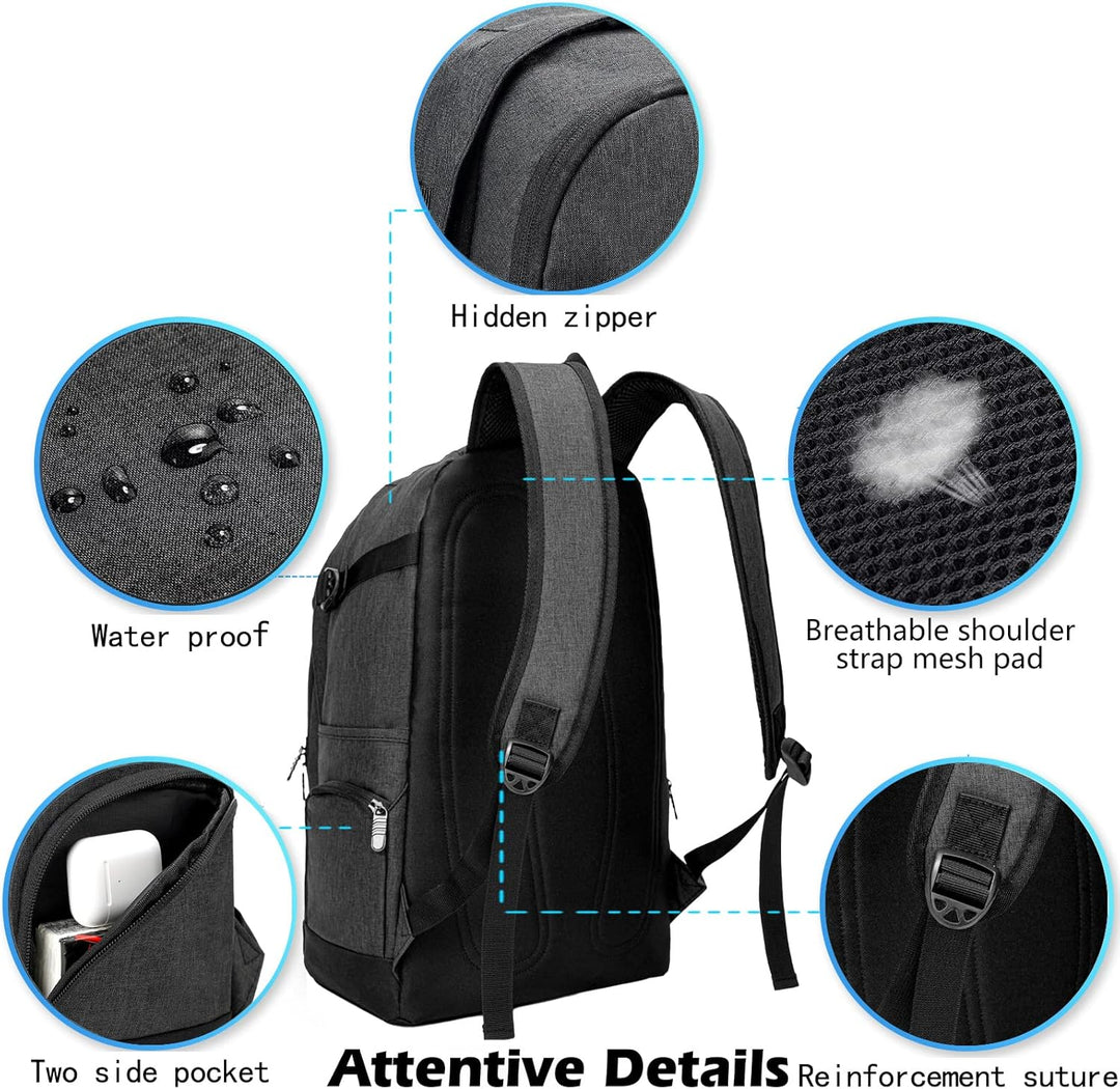 Slim 15.6" (39.62 cm) Travel & Work Laptop Backpack with Organiser Pockets