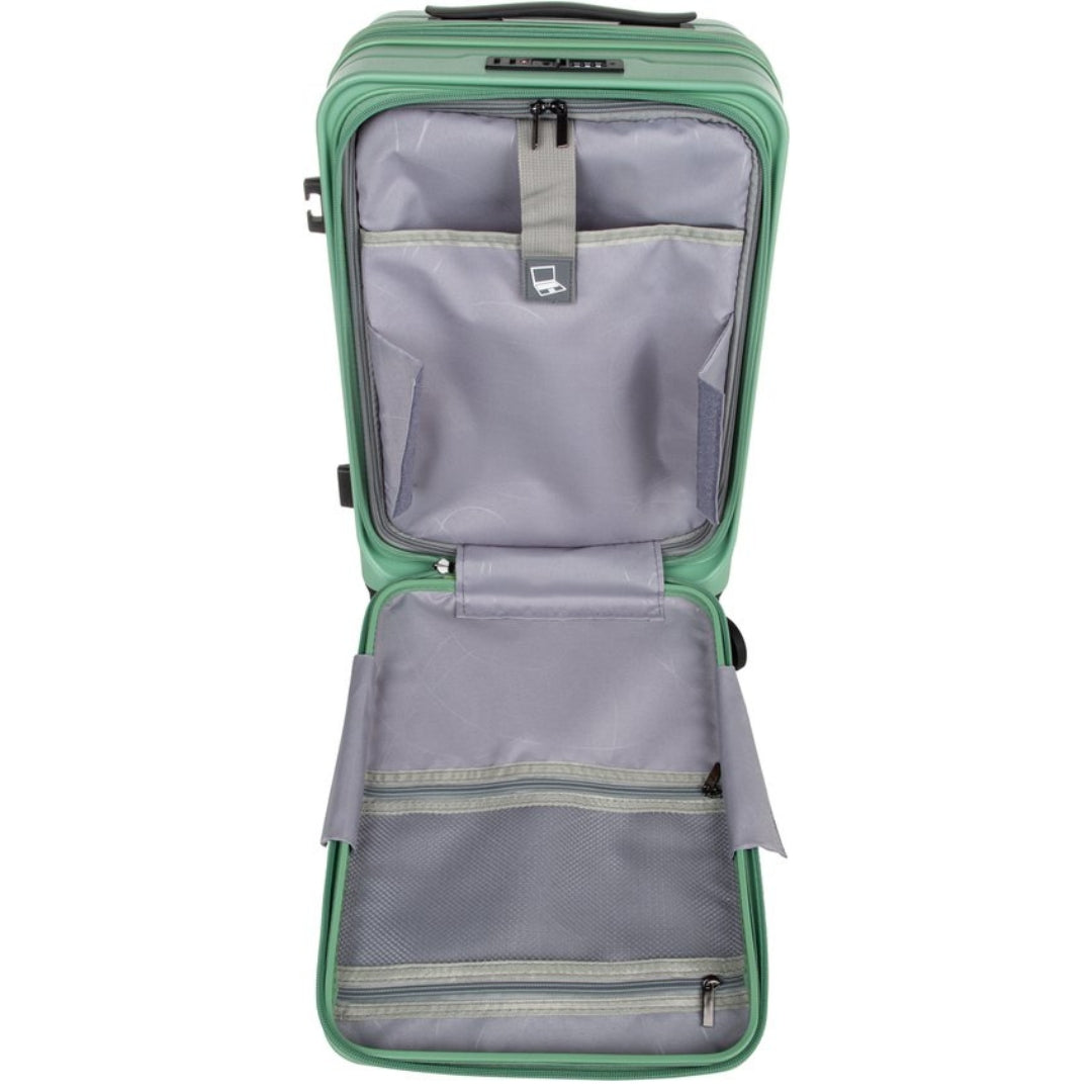 Hard-shell suitcase with laptop compartment – Vienna