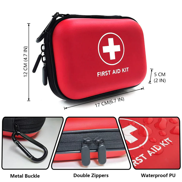 91-Piece First Aid Kit - SafeKit Pro-Red-Nora Luxe