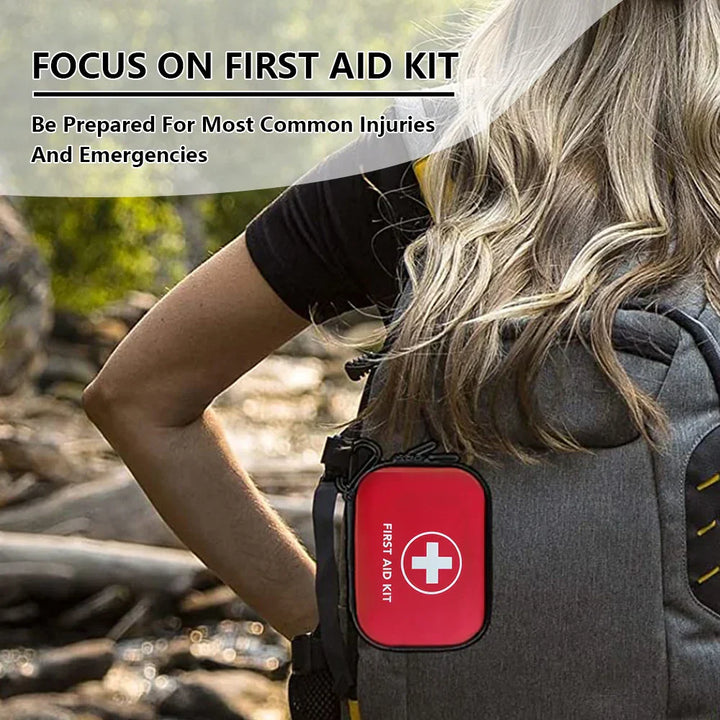 91-Piece First Aid Kit - SafeKit Pro-Red-Nora Luxe