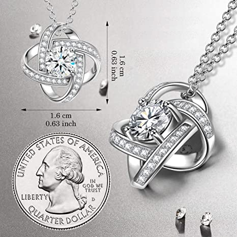 925 Silver Four-Leaf Necklace-Nora Luxe