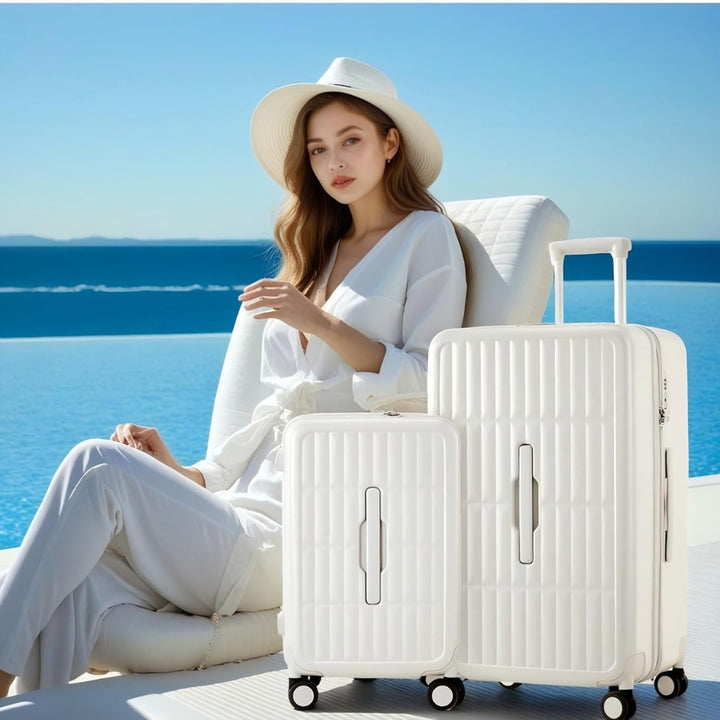 Airline-Approved 20" (50.8 cm) Carry-On Luggage with 3:7 Split & Triple-Layer PC Shell