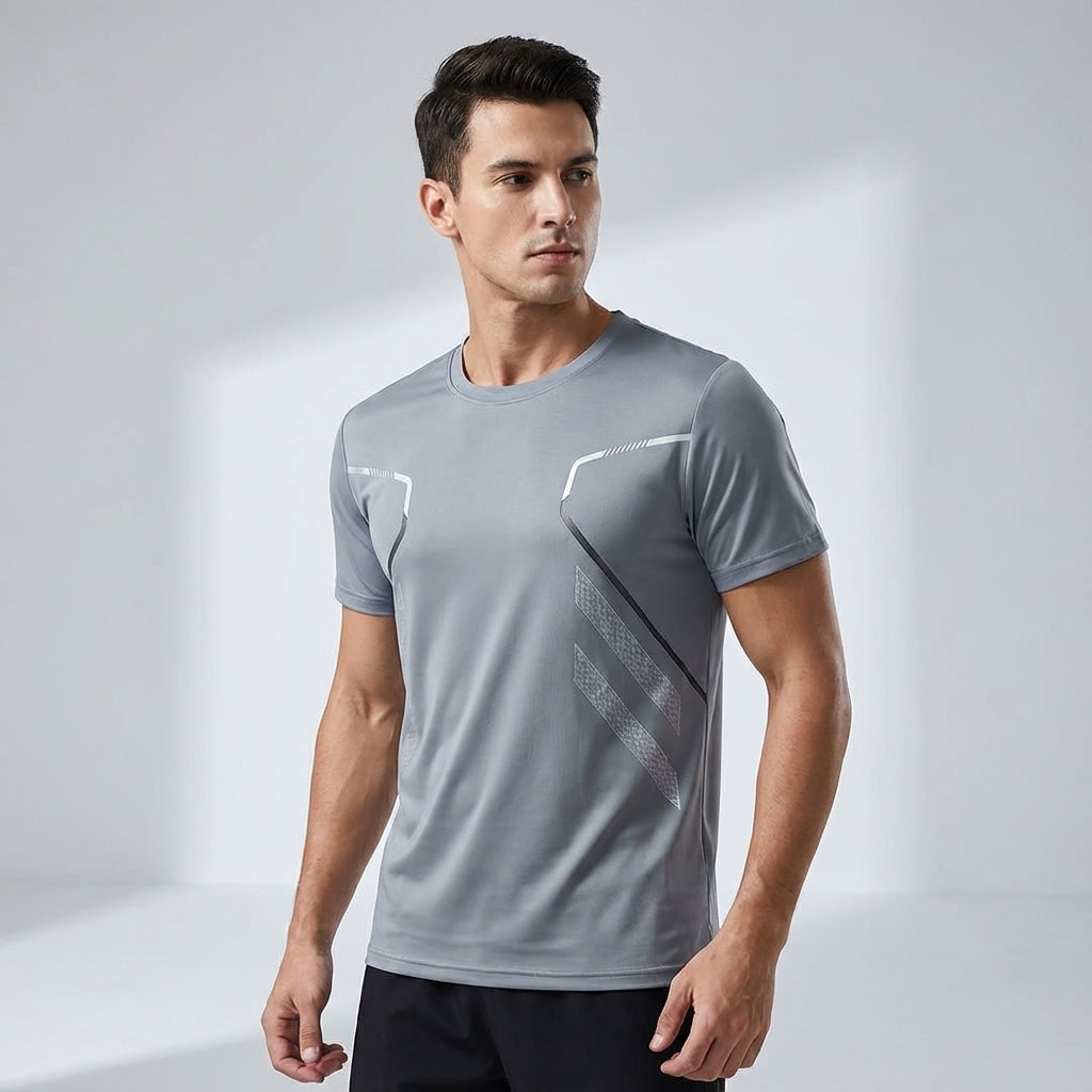 Atmungsaktives Sportshirt Mit Print - Kurt