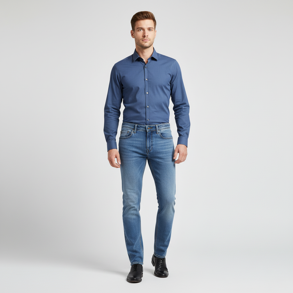 Bequeme Denim-Hose - Tobias