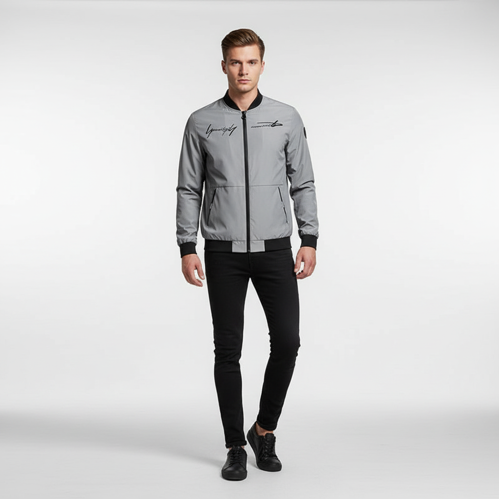 Bestickte Bomberjacke - Silas