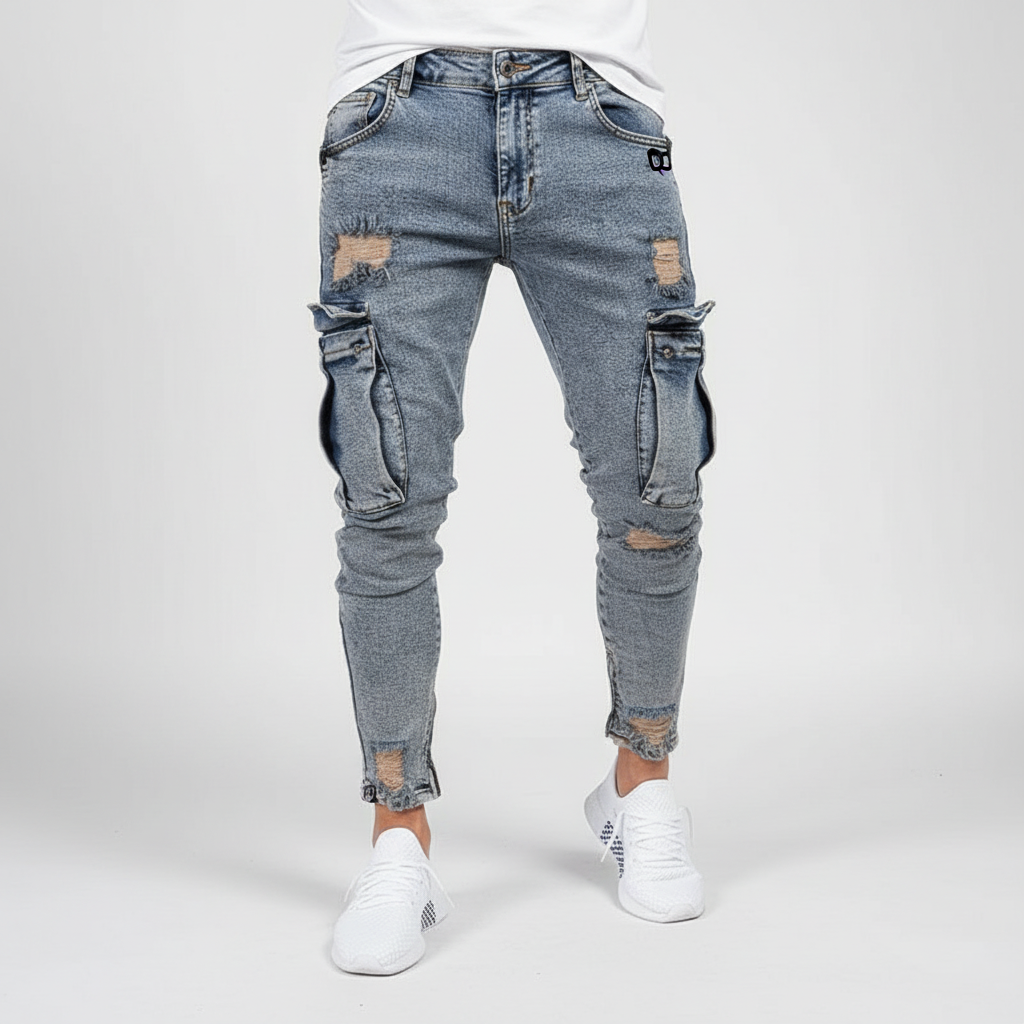 Cargohose Aus Denim - Nico