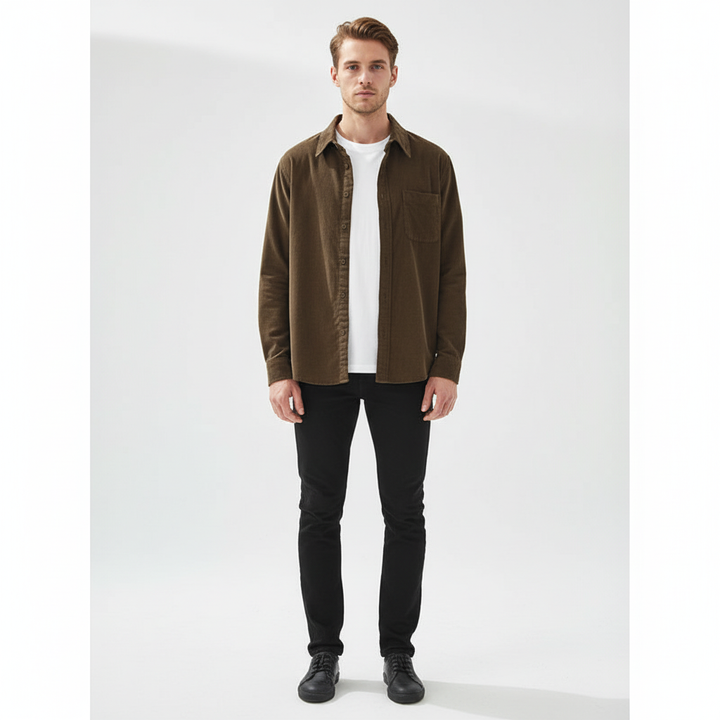 Corduroy Herrenhemd -  Noah