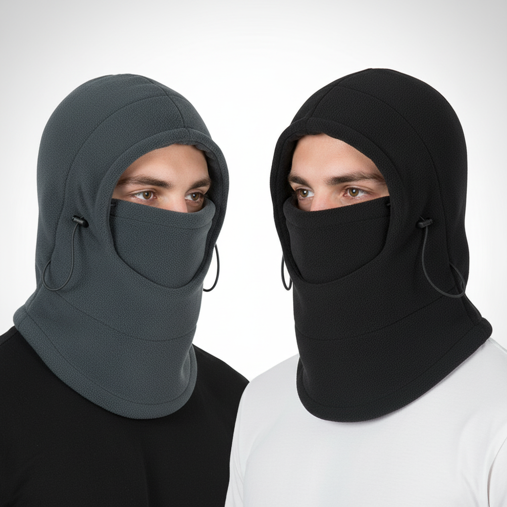 Dreifachfunktion Fleece Haube Mit Gesichtsmaske - HeatHood