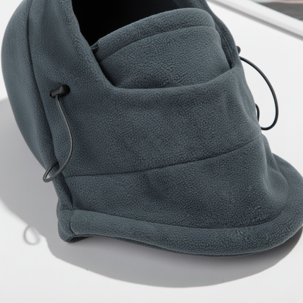 Dreifachfunktion Fleece Haube Mit Gesichtsmaske - HeatHood