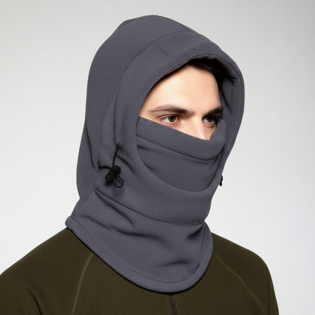 Dreifachfunktion Fleece Haube Mit Gesichtsmaske - HeatHood