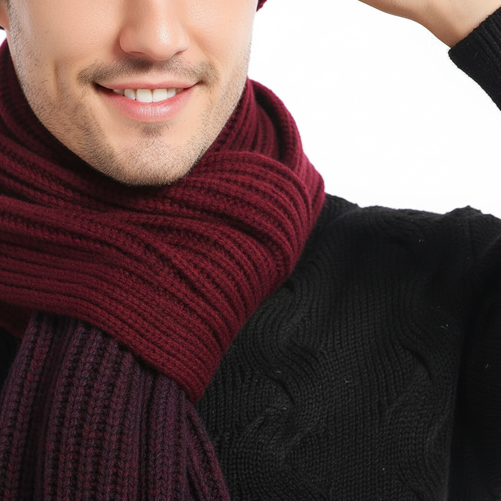 Dreiteiliges Strickset Aus Wollgarn - Frostique