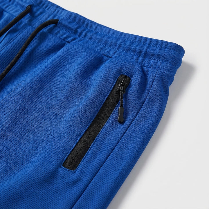 Elastische Fitnessshorts Mit Reißverschluss - Colton