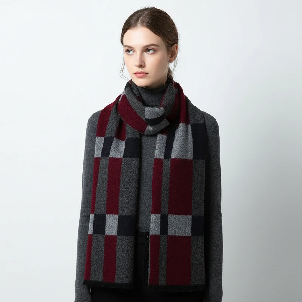 Feiner Kaschmir Langschal In Schlichtem Design - CozyCove