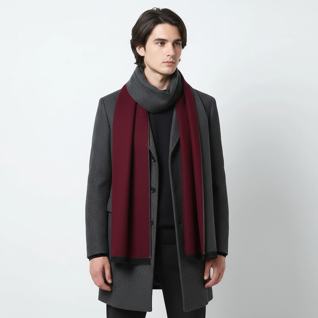 Feiner Kaschmir Langschal In Schlichtem Design - CozyCove