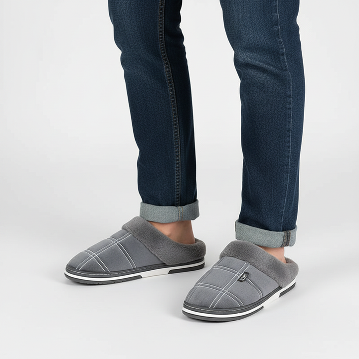 Gefütterte Hausslipper Mit Muster - HomeSlip