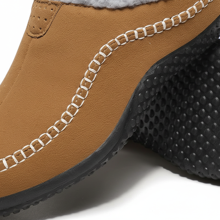 Gefütterte Hausschuh Pantoffel - FuzzWalker