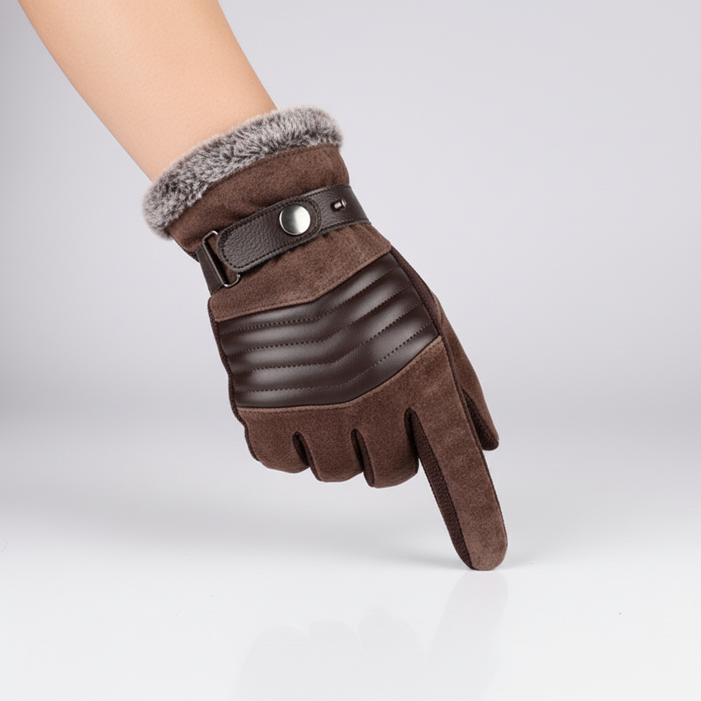 Gefütterte Winterhandschuhe Aus Polyester - WarmTech