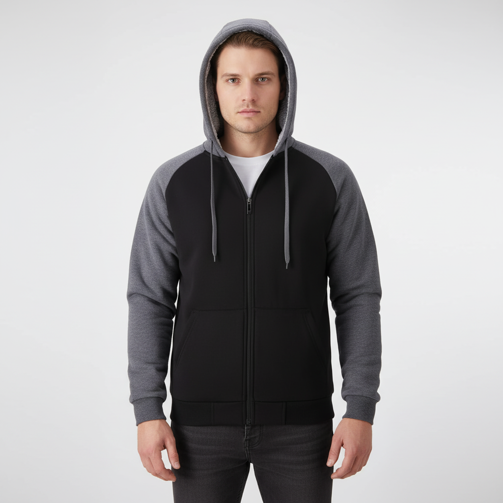 Geplüschte Herren-Hoodie - Moritz