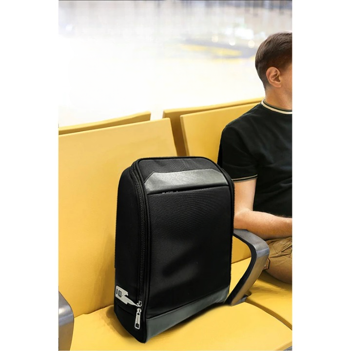 Smart Fingerprint-Lock Business Travel Backpack – Anti-Theft USB Charging Design