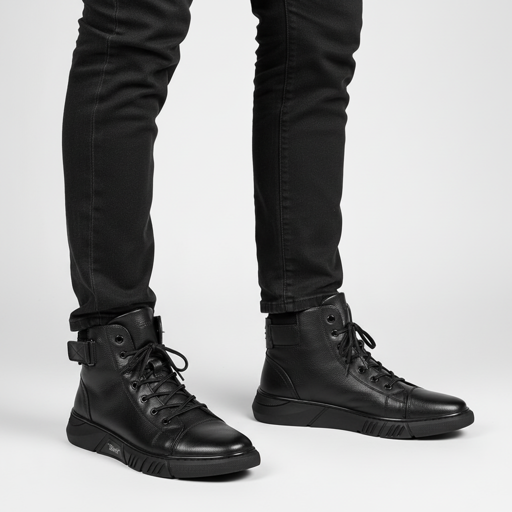 Handgefertigte Lederoberfläche - Shawn