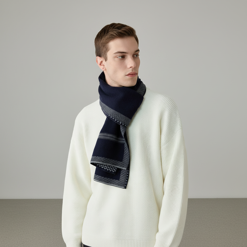 Herrenschal Aus Feinem Kaschmir - Cozyline