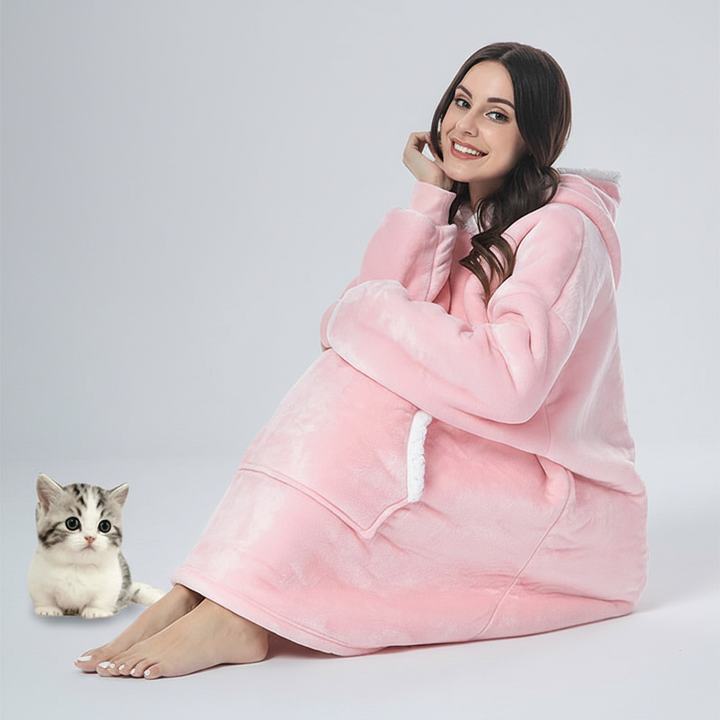 Hoodie Und Decke Kombiniert - SnuggleBlanket