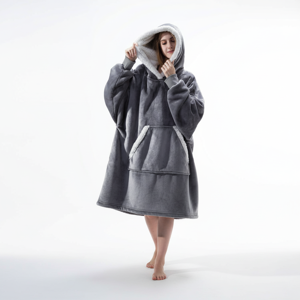 Hoodie Und Decke Kombiniert - SnuggleBlanket