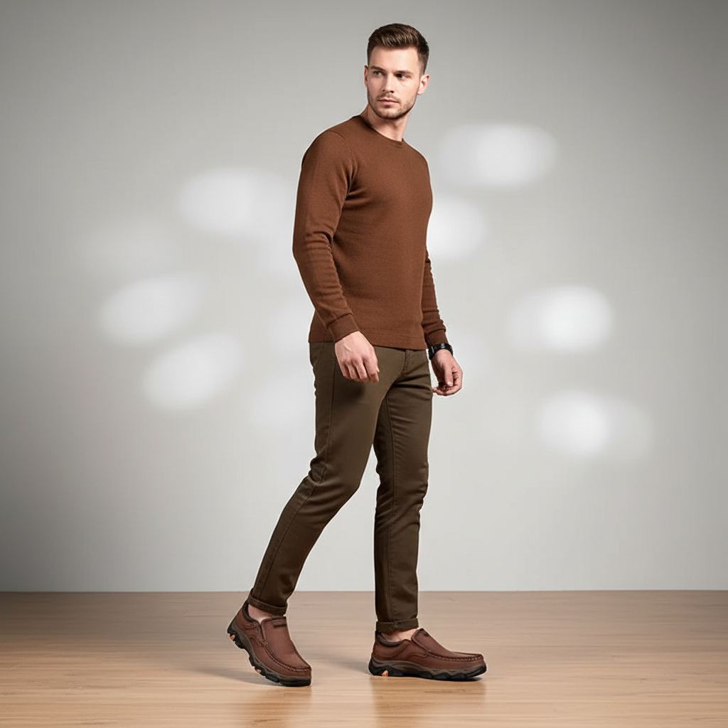 Orthopädischer Herrenschuh Aus Veganem Leder - Cameron