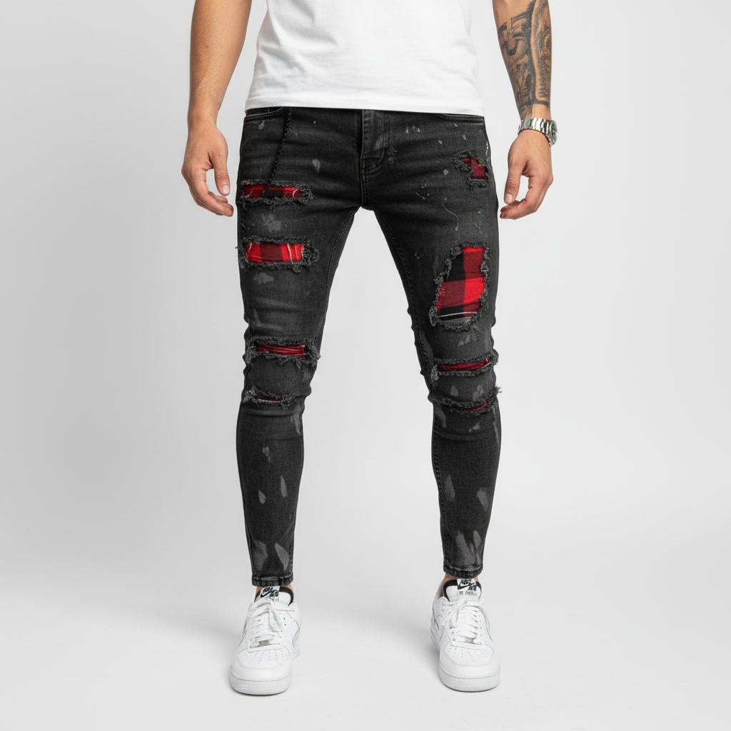 Ripped Slim Fit Jeans - William