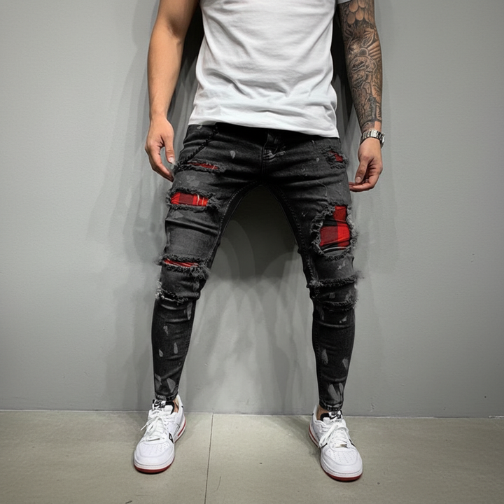 Ripped Slim Fit Jeans - William