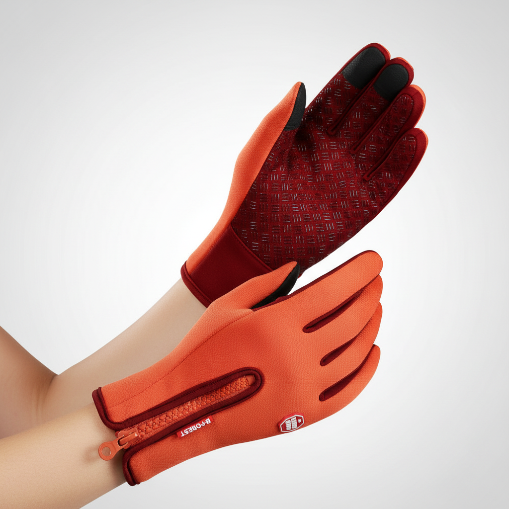 Spatwasserfeste Handschuhe Mit Reissverschluss - TouchFrost