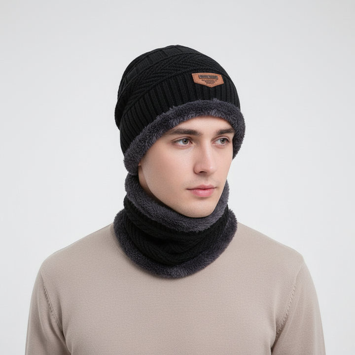 Strickbalaclava Mit Eingearbeitetem Schirm - WarmVisor