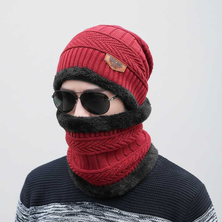 Strickbalaclava Mit Eingearbeitetem Schirm - WarmVisor