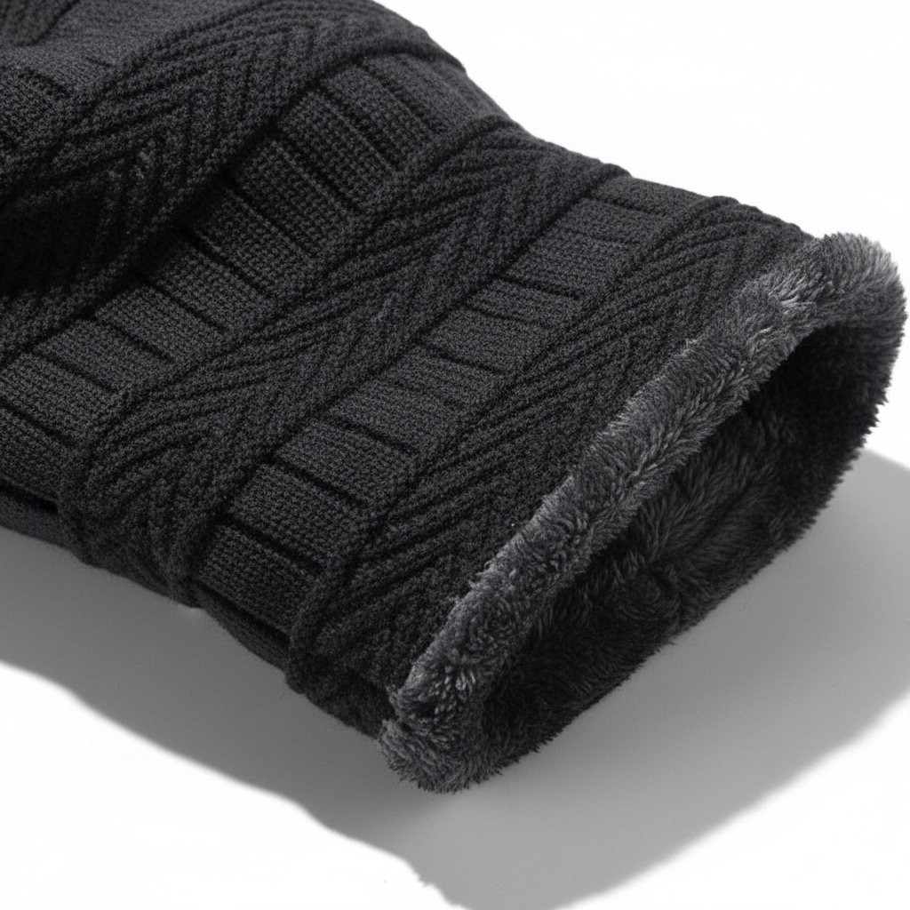 Strickbalaclava Mit Eingearbeitetem Schirm - WarmVisor