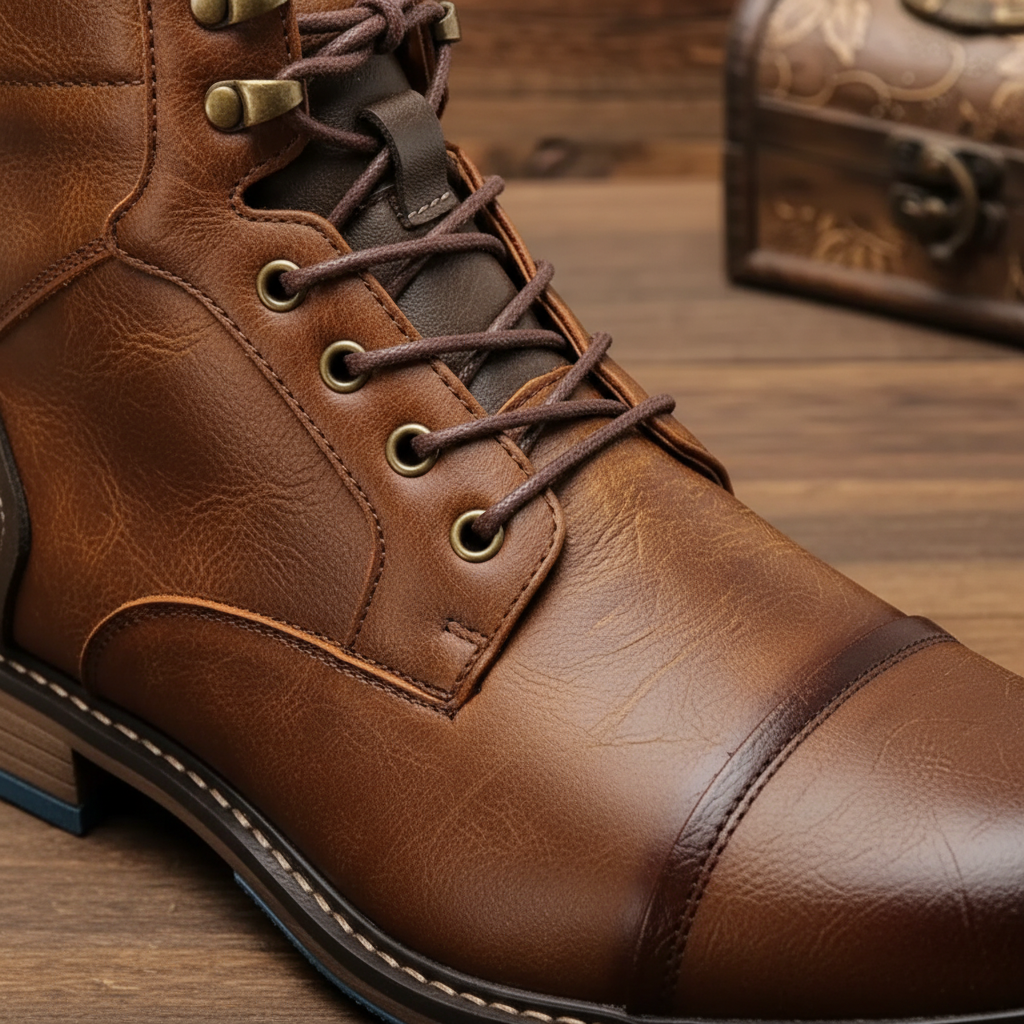 Vintage Inspired Stiefelette - Jeremy