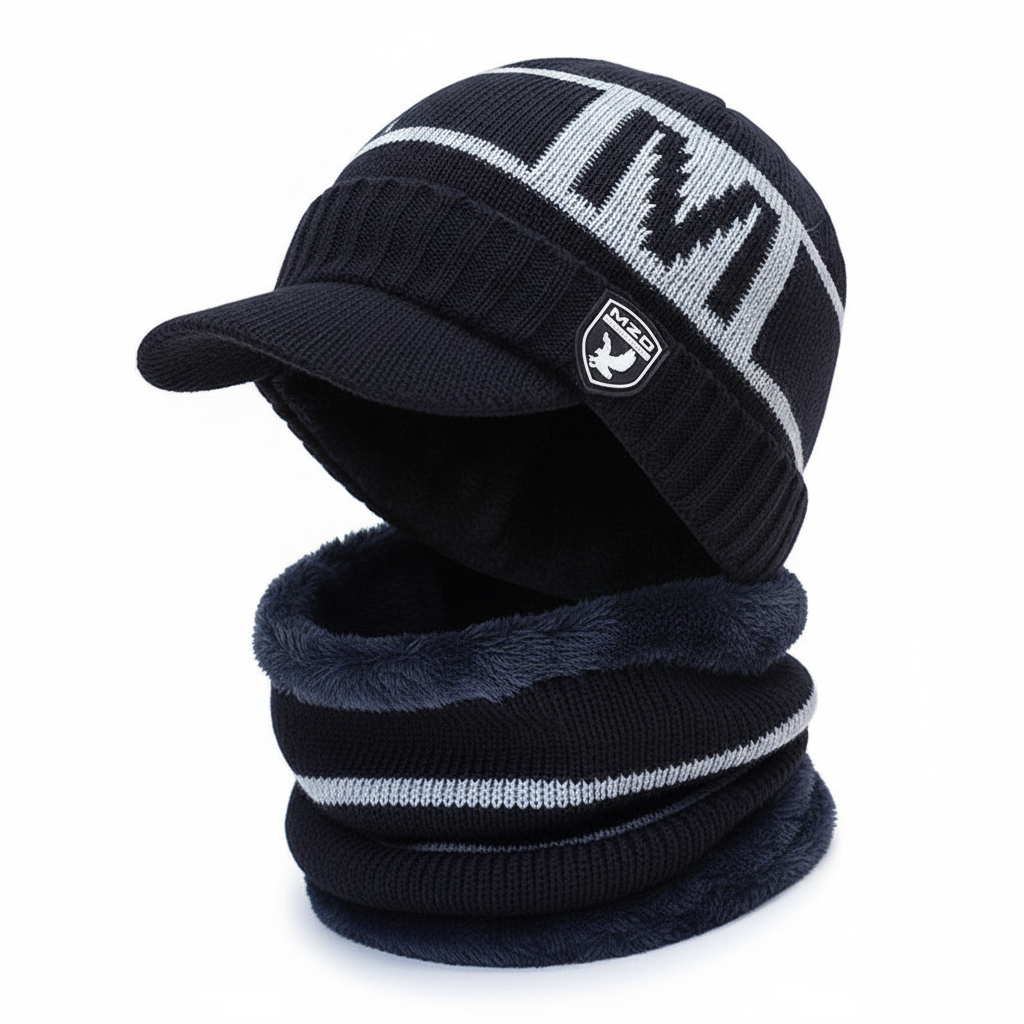 Wärmende Mütze Mit Gesichtsschutz - WinterCap