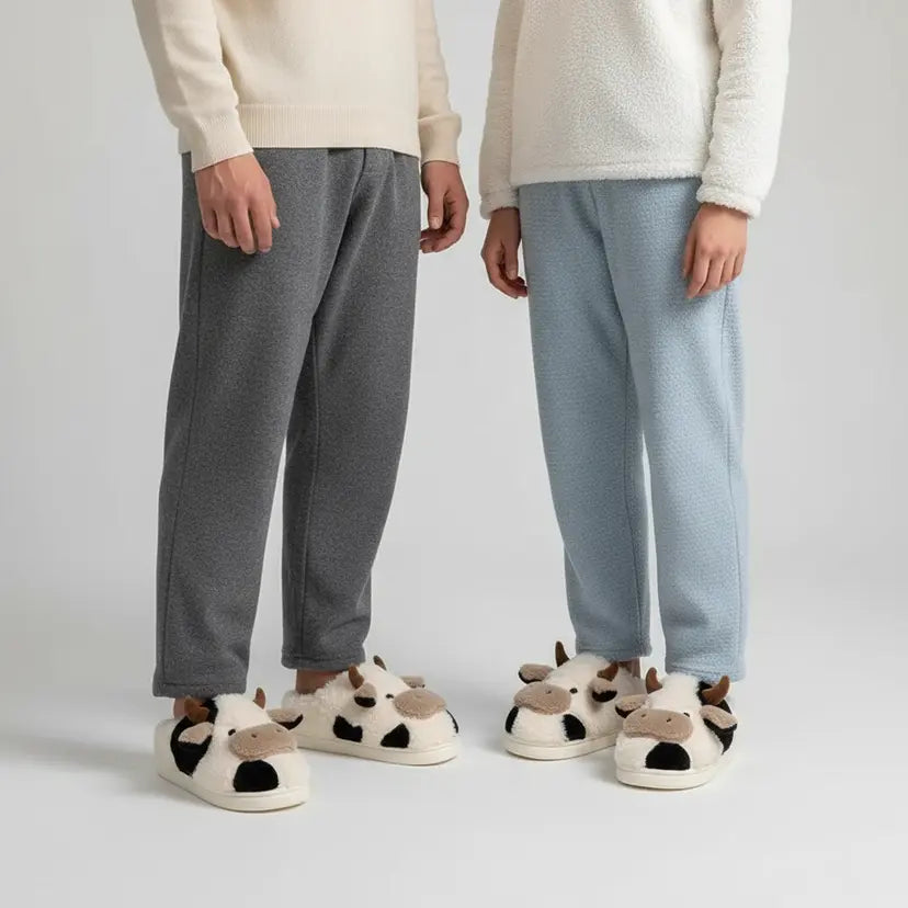 Soft plush slippers - CuddleCow