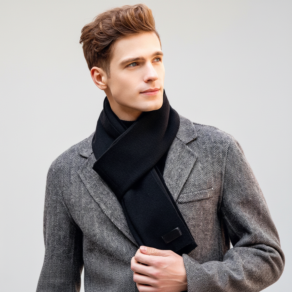 Weicher Kaschmir Polyester Mix Schal - Fleeceo