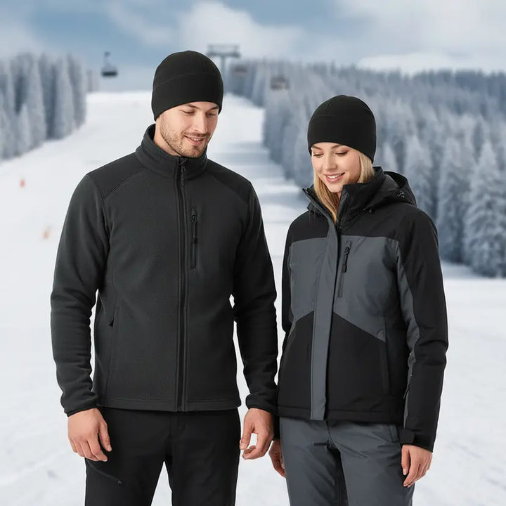 Windproof polar fleece material - CozyShield