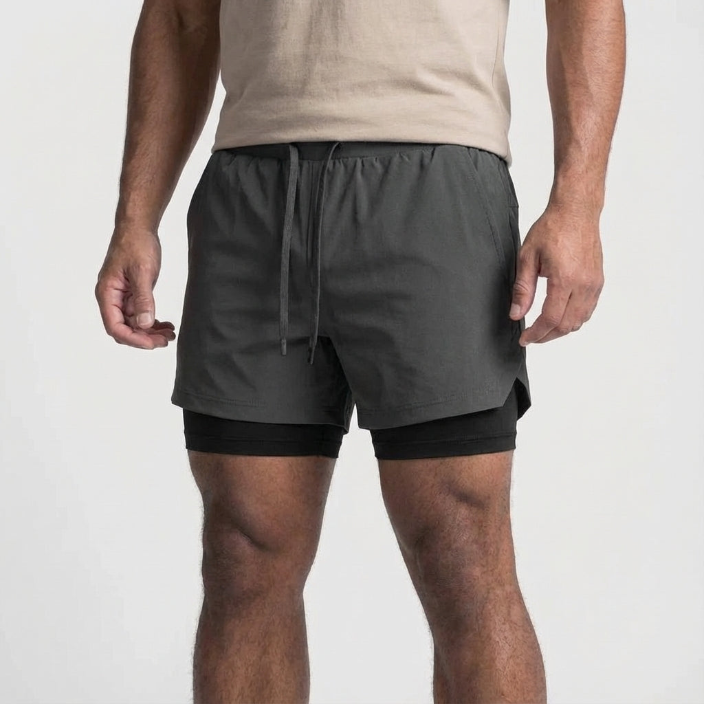 Zwei In Eins Trainingsshorts - Wade