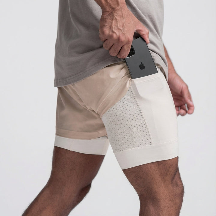 Zwei In Eins Trainingsshorts - Wade