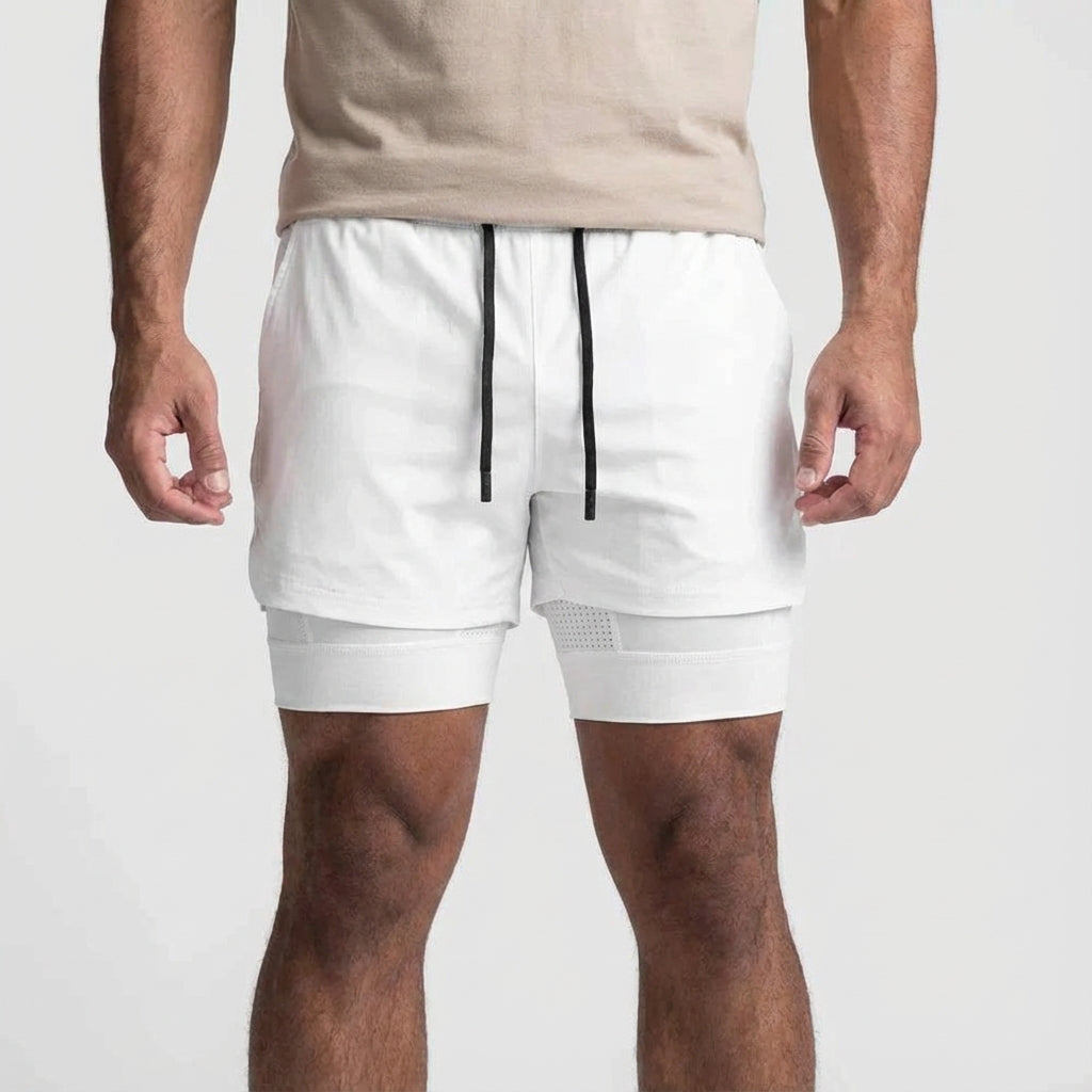 Zwei In Eins Trainingsshorts - Wade