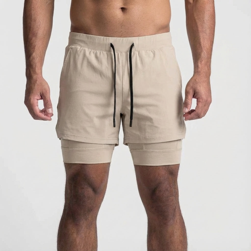 Zwei In Eins Trainingsshorts - Wade