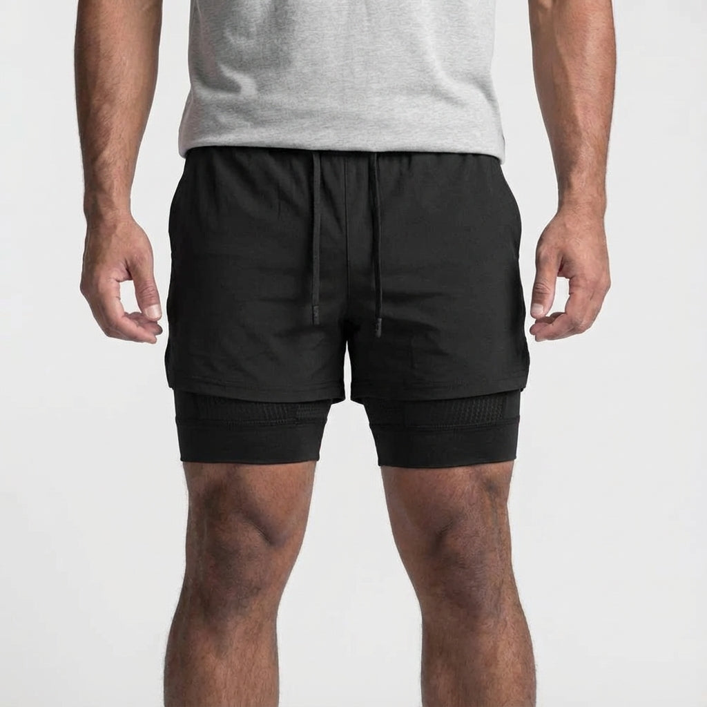 Zwei In Eins Trainingsshorts - Wade