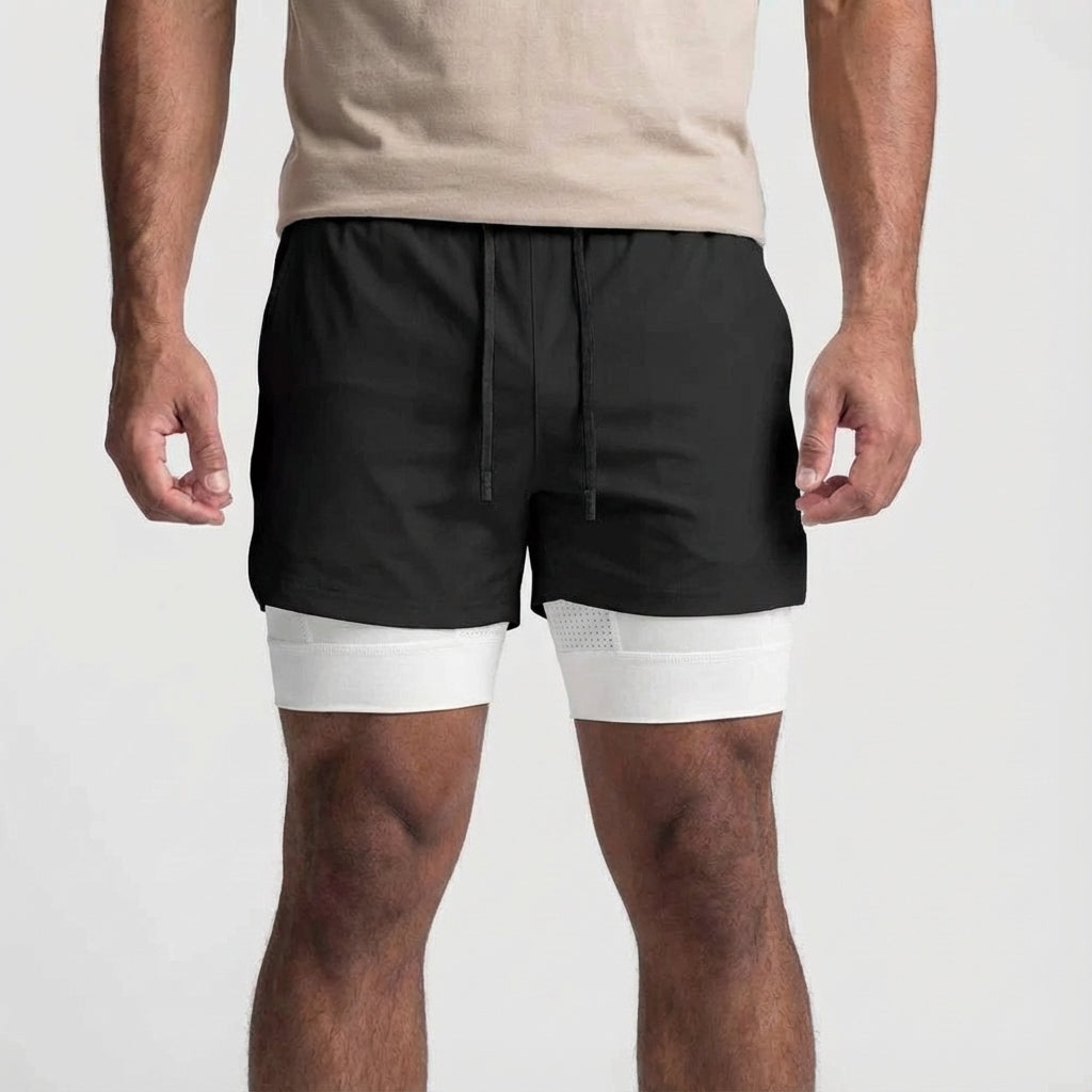 Zwei In Eins Trainingsshorts - Wade