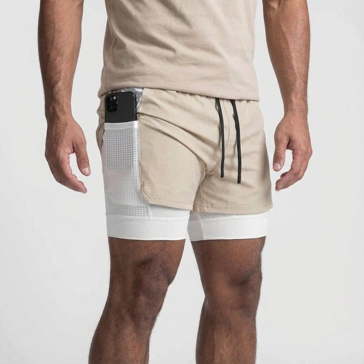 Zwei In Eins Trainingsshorts - Wade