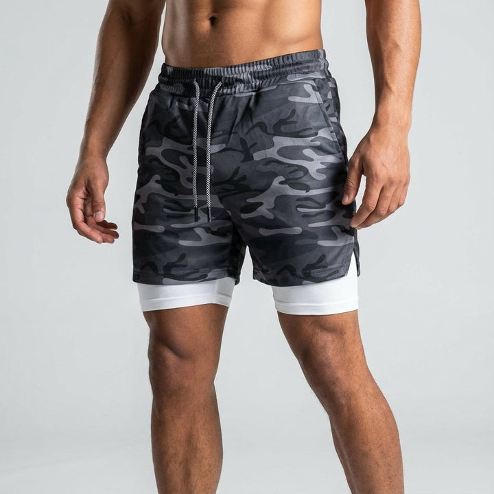 Zweilagige Trainingsshorts Mit Kompression - Rodney